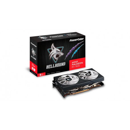 PowerColor Hellhound AMD Radeon RX 7600 8GB GDDR6