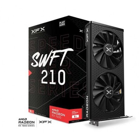 XFX SpeedSter SWFT 210 Radeon RX 7600 Core Edition 8GB GDDR6