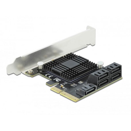 Delock Tarjeta PCIe x4 a 5 puertos SATA