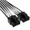 Corsair Cable 12VHPWR PCIe Gen 5 600W 12+4 pin Blanco