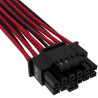 Corsair Cable 12VHPWR PCIe Gen 5 600W 12+4 pin Tipo 4 Rojo/Negro