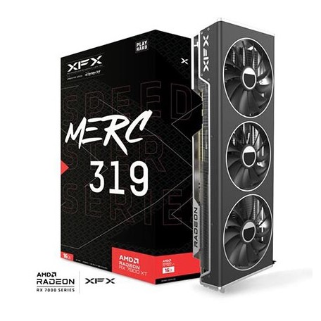 XFX SpeedSter Merc 319 Radeon RX 7800 XT Black Edition 16GB GDDR6