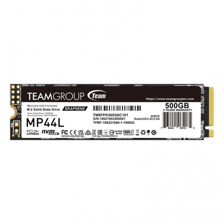 Team Group MP44L 500GB SSD M.2 NVMe PCIe Gen4 x4