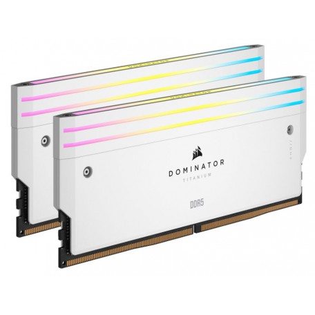 Corsair Dominator Titanium Blanca RGB DDR5 6400 64GB 2x32 CL32