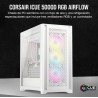 Corsair iCUE 5000D RGB Airflow Blanca ATX