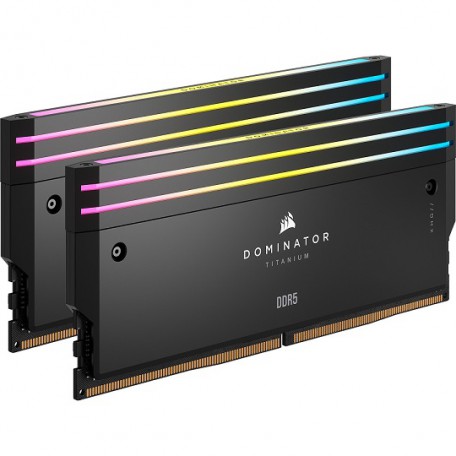 Corsair Dominator Titanium Negra RGB DDR5 6600 64GB 2x32 CL32