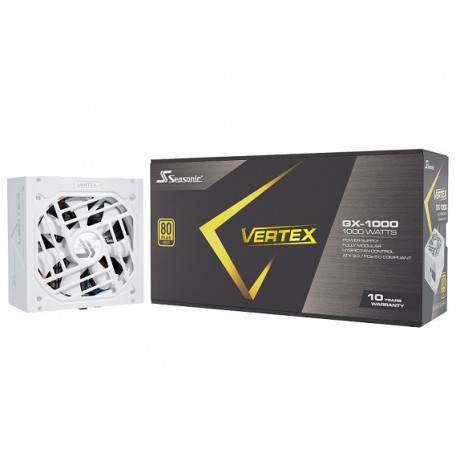 Seasonic Vertex GX 1000W 80 Plus Gold Modular Blanca ATX 3.0