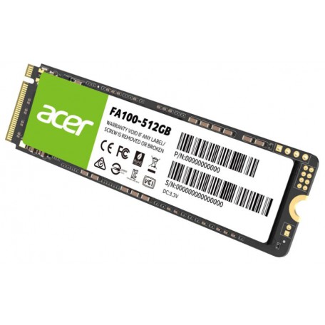 Acer FA100 512GB SSD M.2 PCIe Gen 3.0 x4