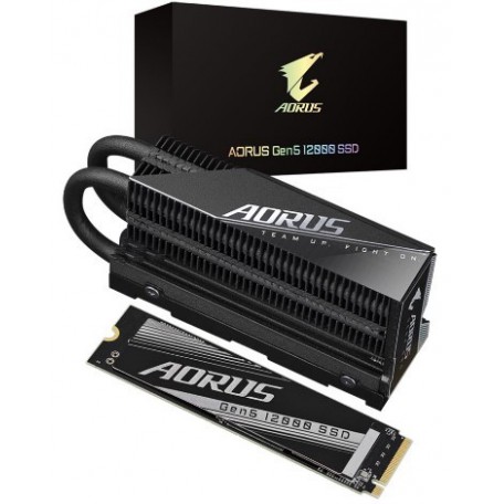 Gigabyte Aorus 12000 1TB SSD M.2 NVMe PCIe Gen5 x4 con Disipador