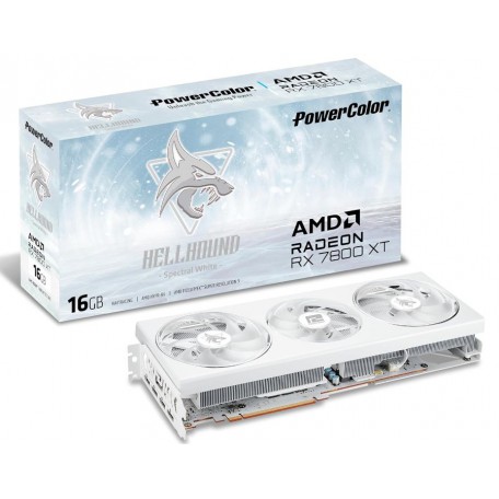 PowerColor Hellhound Spectral White Radeon RX 7800 XT 16GB GDDR6