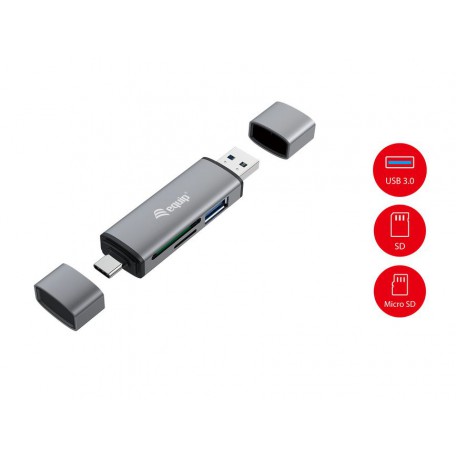 Equip 245460 Lector de tarjetas USB-C