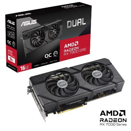 Asus Dual Radeon RX 7900 GRE OC Edition 16GB GDDR6