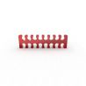 E22 Cable comb abierto 16 slots rojo 4mm