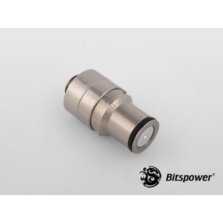 Bitspower Racord conexión/desconexión rápida negro brillante macho para G1/5