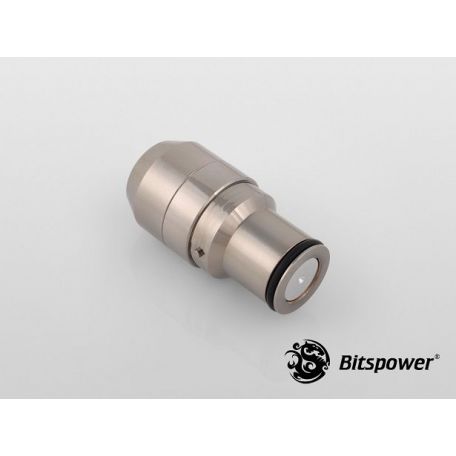 Bitspower Racord conexión/desconexión rápida negro brillante macho con entrada G1/5