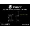 Bitspower Negro brillante Aqua Link Pipe II 41-69mm