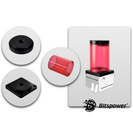 Bitspower Kit de mejora DDC TOP 80 ICE Red body &amp; Black POM Version