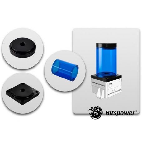 Bitspower Kit de mejora DDC TOP 80 ICE Blue Body &amp; Black POM Version