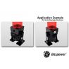 Bitspower Kit de Mejora D5 TOP 80 ICE Red Body & Black POM Version