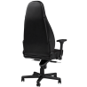 Noble Chairs Icon Negra/Roja