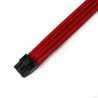 BHCustoms Extensor 6+2 Pin PCIe 45cm Rojo