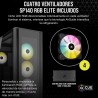 Corsair iCUE 7000X Cristal Templado RGB Negra