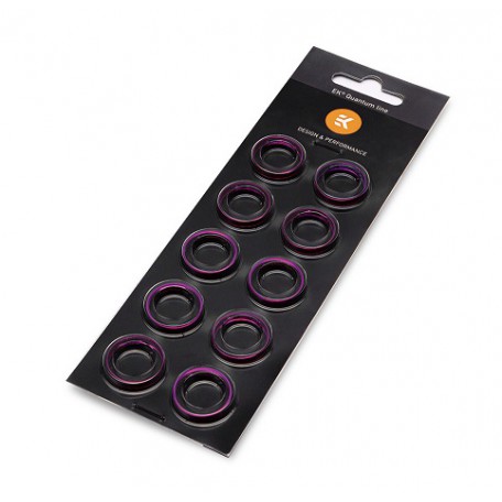 EKWB EK-Quantum Torque Color Ring 10-Pack STC 10/16 - Purple