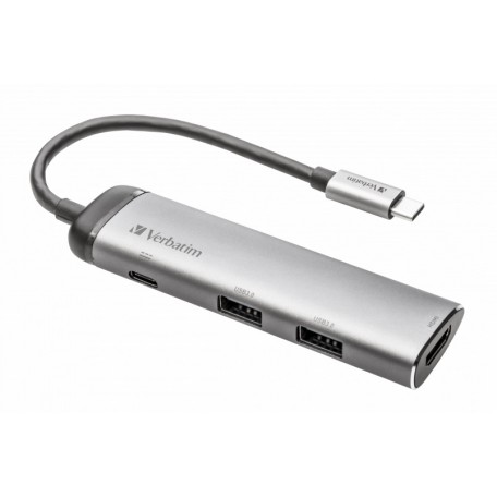 Verbatim Hub Multipuerto USB-C / USB 3.0 / HDMI