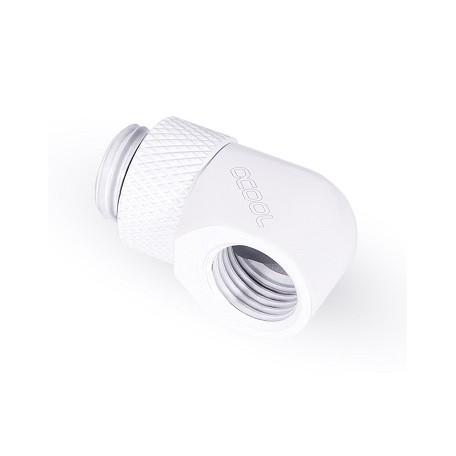Alphacool Eiszapfen L-connector Rotary G1/4 - Blanco