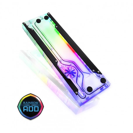 Raijintek Acheron 240 RBW Distro Plate - Acrílico - D-RGB