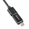 Sharkoon 3-Port USB 3.2 Gen 1 Aluminio Hub + RJ45